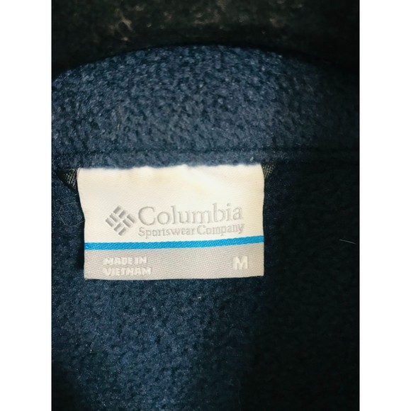 Men's Columbia Fleece Full Zip Vest Antelope Butte Open, Size M - Picture 3 of 4